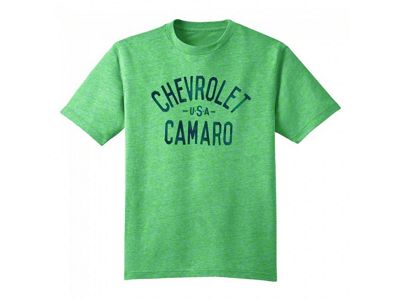 Chevrolet Camaro USA Tee - Heather Green