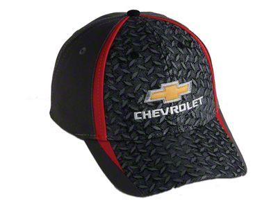 Chevrolet Gold Bowtie Diamond Plate Cap