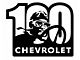 Chevrolet Metal Sign,100th,16 X 14