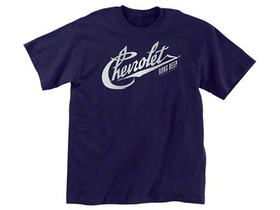 Chevrolet T-Shirt, Chevrolet Runs Deep, 100th Centennial, Navy