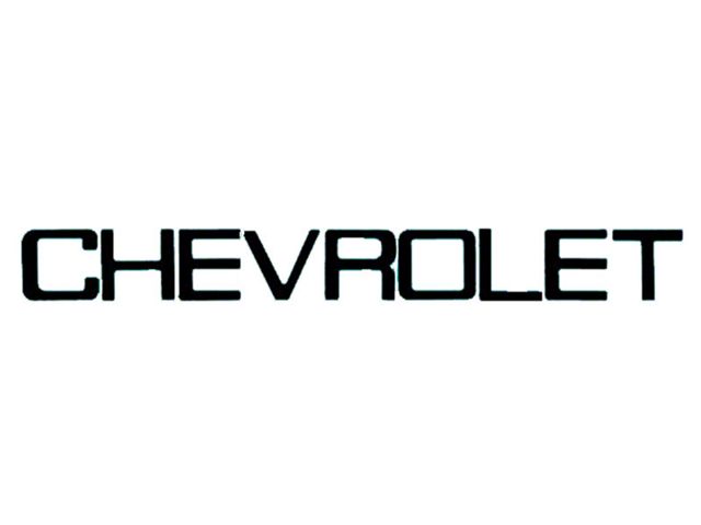 CHEVROLET Tailgate Letters 1 3/4 Tall, 1981-1986