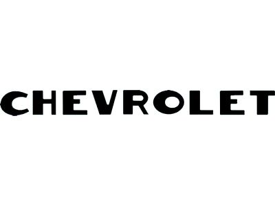 CHEVROLET Tailgate Letters 2 3/4 x 5 1/2, 1947-1953