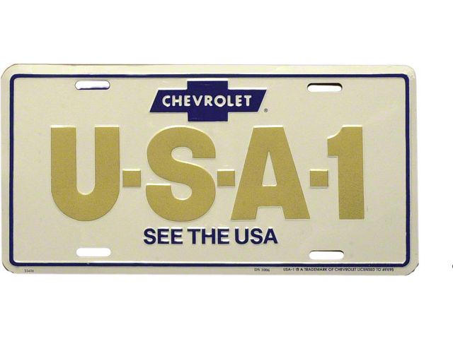 Chevrolet U.S.A. 1 See The U.S.A. License Plate