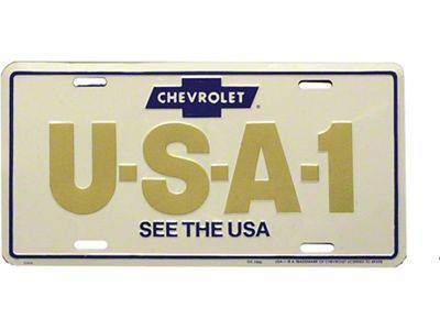 Chevrolet U.S.A. 1 See The U.S.A. License Plate