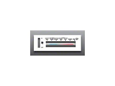 Chevrolet Impala White Face Heater Control Overlay HVAC,1971..1976