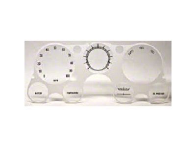 Chevrolet K5 Blazer Instrument Cluster Replacement Lens,Clear, 1969-1972