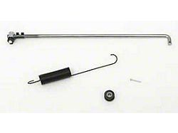 Chevy 4-Barrel Carburetor Linkage Rod & Return Spring, V8, 1955