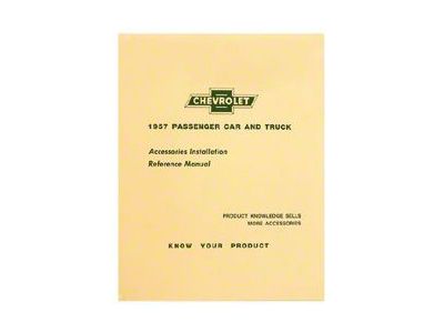 Chevy Accessory Installation Manual, 1957