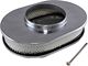 Chevy Air Cleaner, Oval Full Finned Polished Aluminum, 12