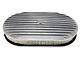 Chevy Air Cleaner, Oval Full Finned Polished Aluminum, 15