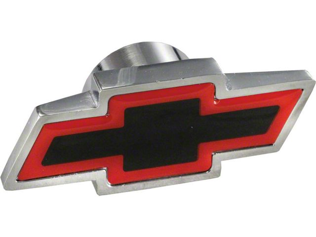 Chevy Air Cleaner Wing Nut, Bowtie Logo, Chrome, Large, 1955-1957