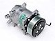 Chevy Air Conditioning Compressor, With Serpentine, Drive, Unpolished, 1955-1957