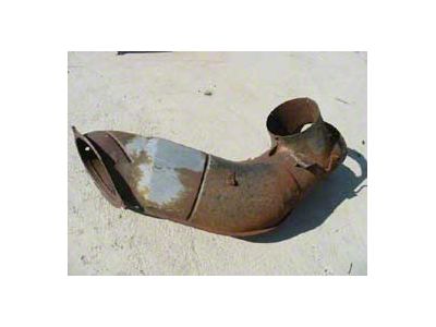 Chevy Air Duct, Right, Rear, Used, 1957