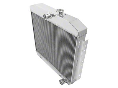 Aluminum Radiator; 4-Row (55-57 V8 150, 210, Bel Air, Nomad)
