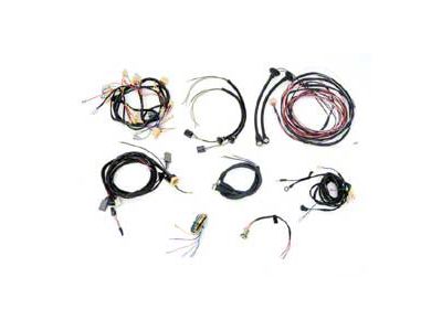 Chevy Alternator Conversion Wiring Harness Kit, 2-Door Hardtop V8, With Manual Transmission, 1956