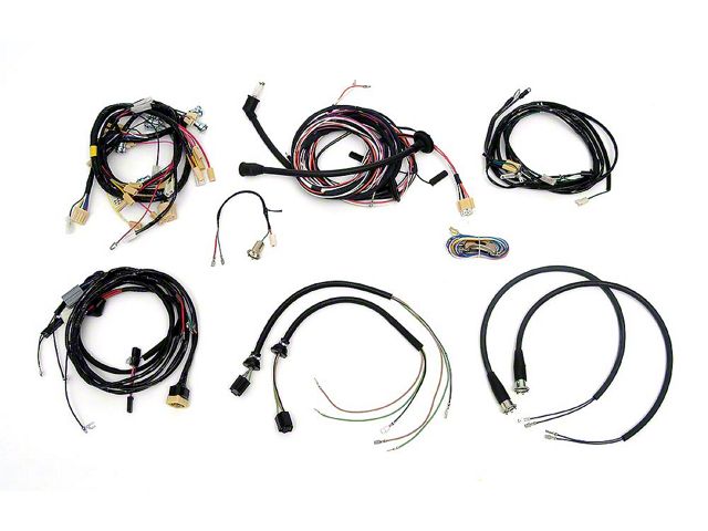 Chevy Alternator Conversion Wiring Harness Kit, With Automatic Transmission, V8, 2-Door Sedan, 1956