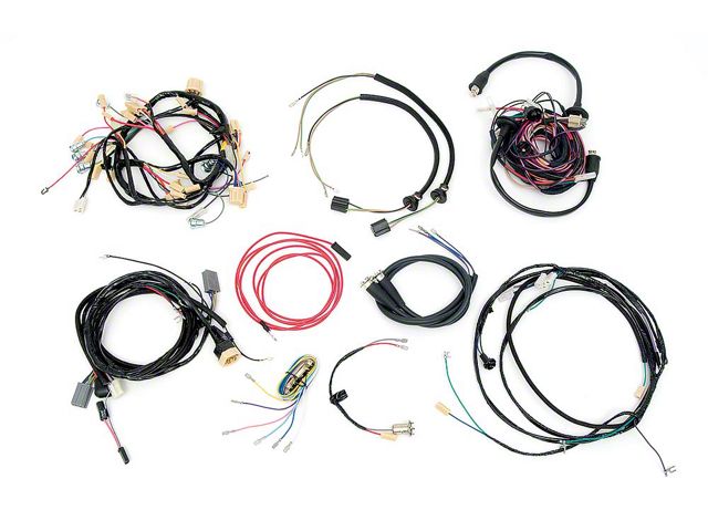 Chevy Alternator Conversion Wiring Harness Kit, ConvertibleV8, With Automatic Transmission, 1956 (Bel Air Convertible)