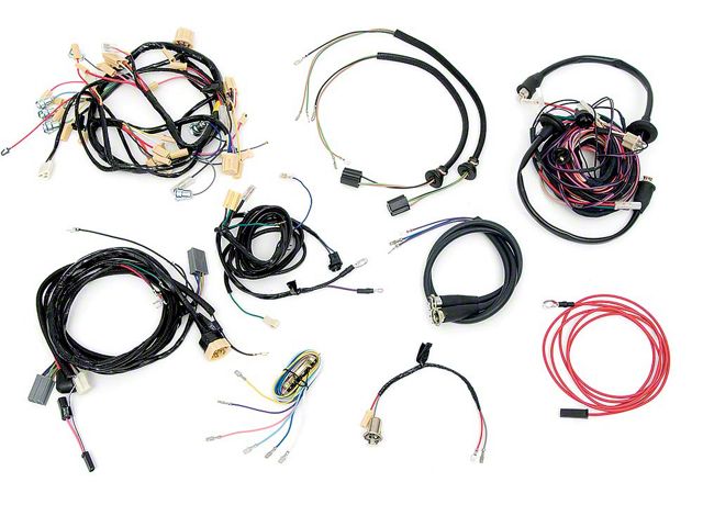 Chevy Alternator Conversion Wiring Harness Kit, ConvertibleV8, With Manual Transmission, 1956 (Bel Air Convertible)