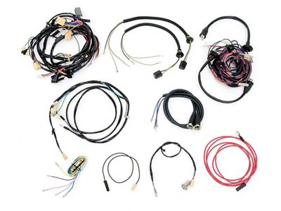 Chevy Alternator Conversion Wiring Harness Kit, With ManualTransmission, V8, Convertible, 1955 (Bel Air Convertible)