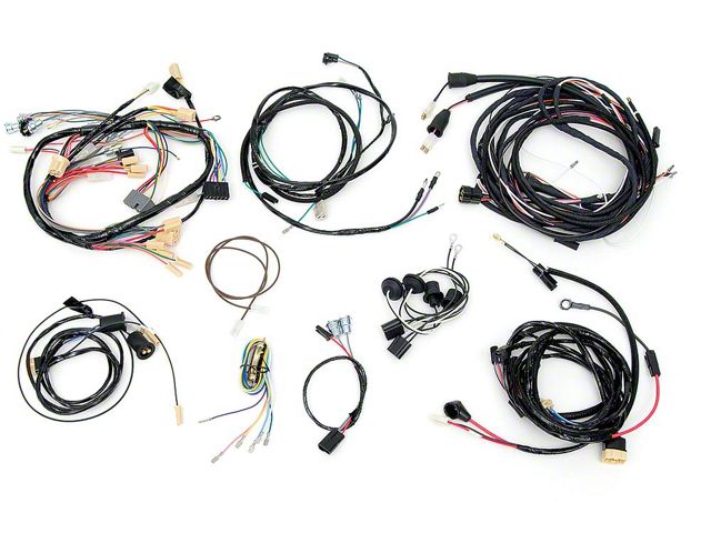 Chevy Alternator Conversion Wiring Harness Kit, Nomad V8, With Manual Transmission, 1957 (Nomad, All Models)