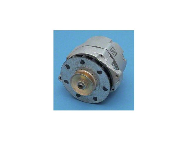 Chevy Alternator, Rebuilt, 55 Amp, For Use With External Voltage Regulator, 1955-1957