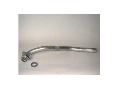 Chevy Aluminized Dual Exhaust Pipe, Non-Convertible, 283ci,Left, 1957