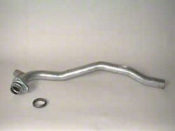 Chevy Aluminized Dual Exhaust Pipe, Non-Convertible, 283ci,Right, 1957