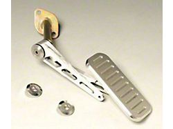 Aluminum Gas Pedal, Without Rubber Inserts, Lokar (55-57 Chevy Bel Air; 55-57 Chevy 150; 55-57 Chevy 210; 55-57 Chevy Nomad)