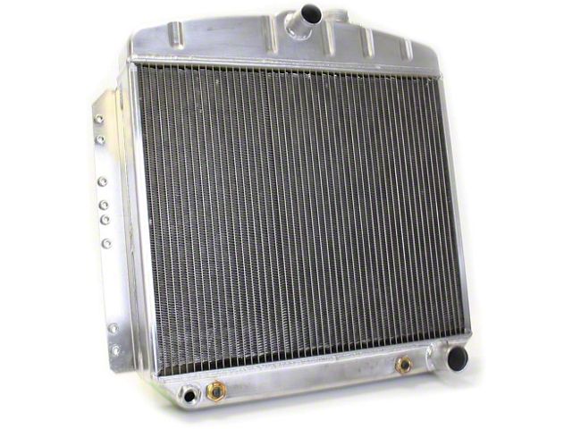 Chevy Aluminum Radiator, Automatic Transmission, Top CenterOutlet, Griffin Pro Series, 1949-1954