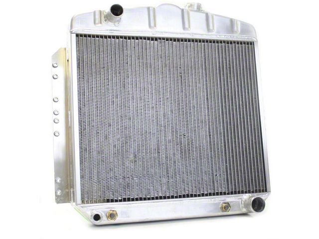 Chevy Aluminum Radiator, Automatic Transmission, Top Left Outlet, Griffin Pro Series, 1949-1954