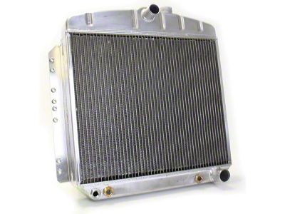 Chevy Aluminum Radiator, Automatic Transmission, Top CenterOutlet, Griffin, 1949-1954