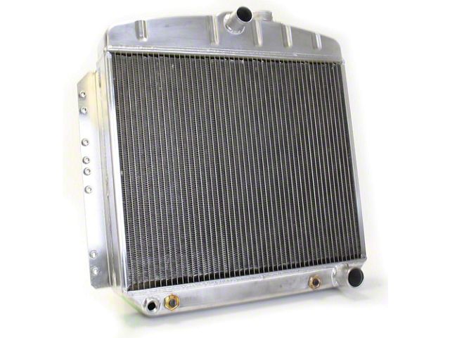 Chevy Aluminum Radiator, Automatic Transmission, Top CenterOutlet, Griffin, 1949-1954