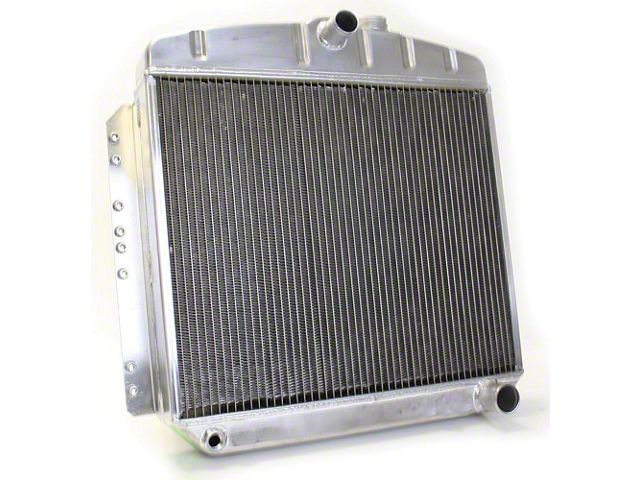 Chevy Aluminum Radiator, Manual Transmission, Top Center Outlet, Griffin Pro Series, 1949-1954