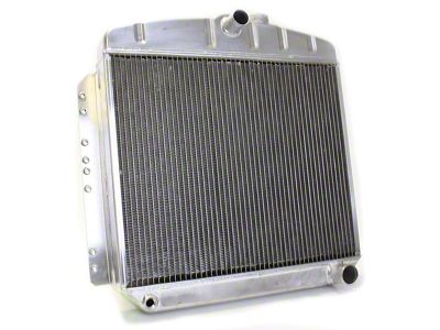 Chevy Aluminum Radiator, Manual Transmission, Top Center Outlet, Griffin, 1949-1954