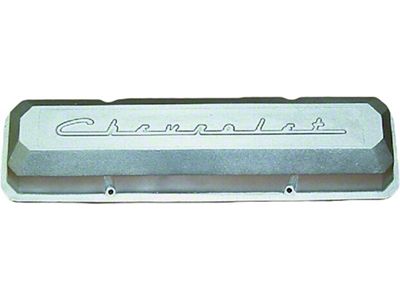 Chevy Aluminum Valve Covers, With Chevrolet Script, Small Block, 1955-1957