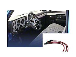 Chevy And GMC Truck Classic Dash LED Light Kit For Mechanical Gauges, 1973-1987