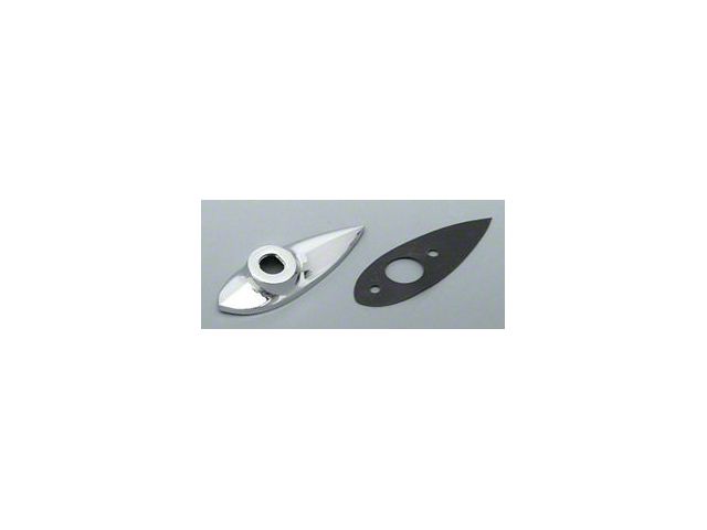 Chevy Antenna Base, Front, With Gasket, 1955-1957