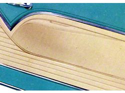 Chevy Armrest Covers, Front, 2-Door Hardtop, Bel Air, 1955