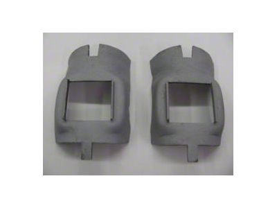Chevy Axle Bumper Retainers, Rear, Used, 1955-1957