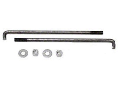 Chevy Battery Hold Down Bolts, Stainless Steel, 1949-1954