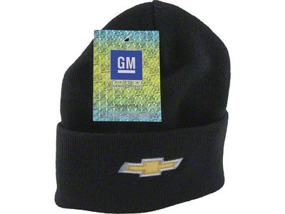 Chevy Beanie, Chevy Bowtie, Black