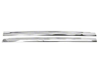 Chevy Beltline Stainless Steel Trim, Door, 2-Door Hardtop &Convertible, Bel Air, 1955-1957