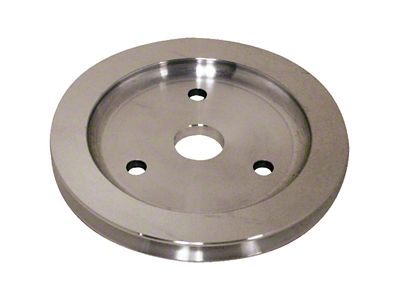 Chevy Big Block Aluminum Crankshaft Pulley, Small Water Pump, 1 Groove