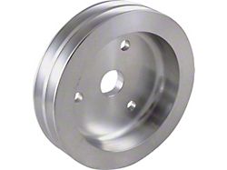 Aluminum Crankshaft Pulley, Small Water Pump, 2 Groove (67-92 Camaro)