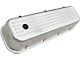 Chevy Big Block Valve Covers, Ball Milled Polished Aluminum, 1965-1995