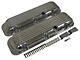 Chevy Big Block Valve Covers, OE Style Ball Milled PolishedAluminum, 1965-1995