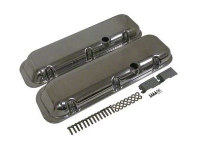 Chevy Big Block Valve Covers, OE Style Polished Aluminum