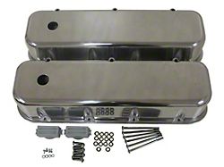 Chevy Big Block Valve Covers, Polished Aluminum, 1965-1995
