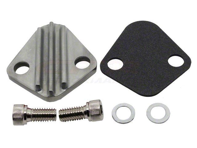 Fuel Pump Block-Off Plate, Raw