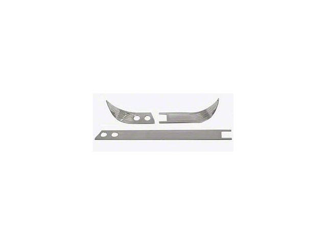 Chevy Billet Aluminum Dash Trim Set, Without Radio Option, 1957